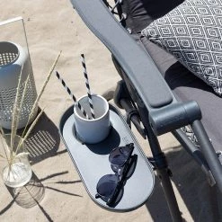 Budget 🔥 Lafuma Mobilier support pour boissons pour Relax & Alu Cham/Low, noir 🌟 -Meubles de camping Soldes lafuma mobilier getraenkehalter fuer relax alu cham low anthracite 4 1