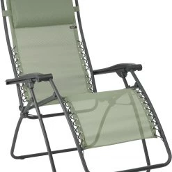 De gros 🔔 Lafuma Mobilier RSXA Chaise longue avec Cannage Phifertex, noir 🎉