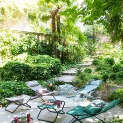 Vente flash 🔔 Lafuma Mobilier Transabed Chaise longue Batyline Duo, vert 🤩 -Meubles de camping Soldes lafuma mobilier transabed sunlounger batyline duo pink sirocco 3