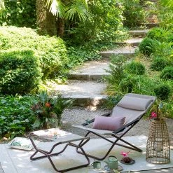 Vente flash 🔔 Lafuma Mobilier Transabed Chaise longue Batyline Duo, vert 🤩 -Meubles de camping Soldes lafuma mobilier transabed sunlounger batyline duo pink sirocco 4