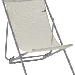 Meilleure vente 👍 Lafuma Mobilier Transatube2 Chaise de plage Batyline, bleu/gris ⭐