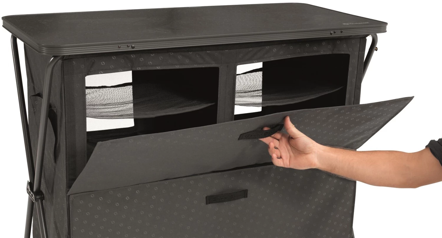 Grosses soldes 🥰 Outwell Aruba Armoire, gris 🌟 3 Grosses soldes 🥰 Outwell Aruba Armoire, gris 🌟 – Image 3