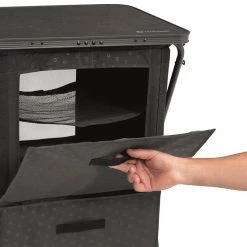 Bon marché 💯 Outwell Domingo Armoire, gris ⌛ -Meubles de camping Soldes outwell domingo cabinet 4