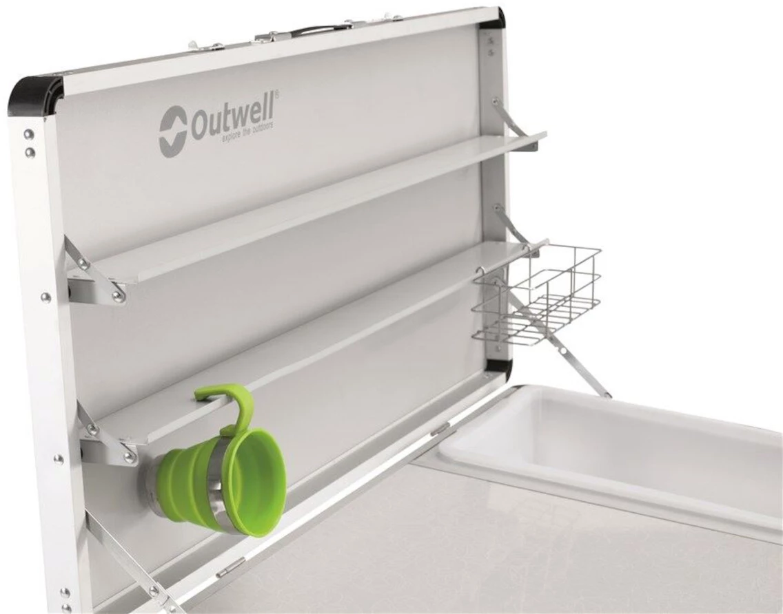 Bon marché 🎉 Outwell Drayton Table de cuisine, noir/blanc 👍 4 Bon marché 🎉 Outwell Drayton Table de cuisine, noir/blanc 👍 – Image 4