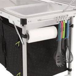 Bon marché 🎉 Outwell Drayton Table de cuisine, noir/blanc 👍 11 Bon marché 🎉 Outwell Drayton Table de cuisine, noir/blanc 👍 -Meubles de camping Soldes outwell drayton kitchen table midnight black 6