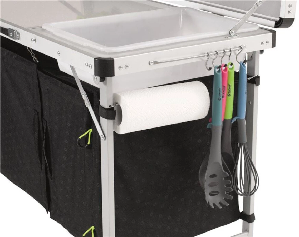 Bon marché 🎉 Outwell Drayton Table de cuisine, noir/blanc 👍 6 Bon marché 🎉 Outwell Drayton Table de cuisine, noir/blanc 👍 – Image 6