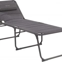 Vente flash 👏 Outwell Evansville Chaise longue, gris ⌛