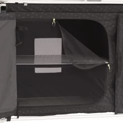 Meilleure affaire ✔️ Outwell Richmond Table de cuisine, noir/blanc 😀 -Meubles de camping Soldes outwell richmond kitchen table black 3