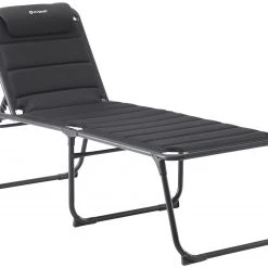 Bon marché 🔥 Outwell Samoa Chaise longue, noir 😉