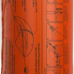 Vente flash 👍 Sea to Summit Hammock Bug Net, noir/rouge ✨ -Meubles de camping Soldes sea to summit hammock bug net black 4
