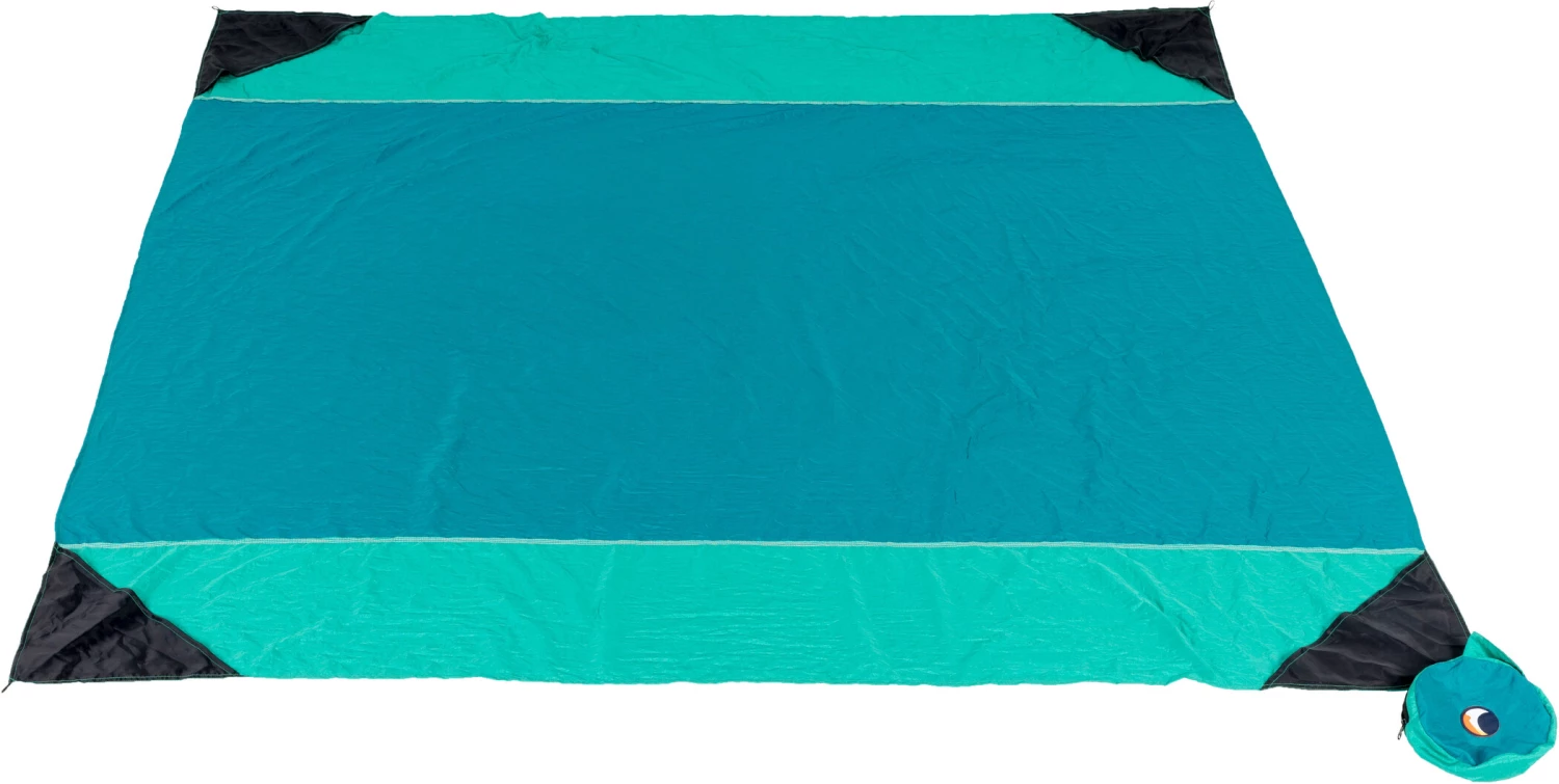 Remise 🎉 Ticket to the Moon Beach Blanket 213x213cm, bleu/orange 🎁 1 Remise 🎉 Ticket to the Moon Beach Blanket 213x213cm, bleu/orange 🎁