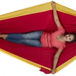Vente flash ⌛ Ticket to the Moon King Size Hamac, bleu/violet ✨ -Meubles de camping Soldes ticket to the moon king size hammock burgundy dark yellow 3 3