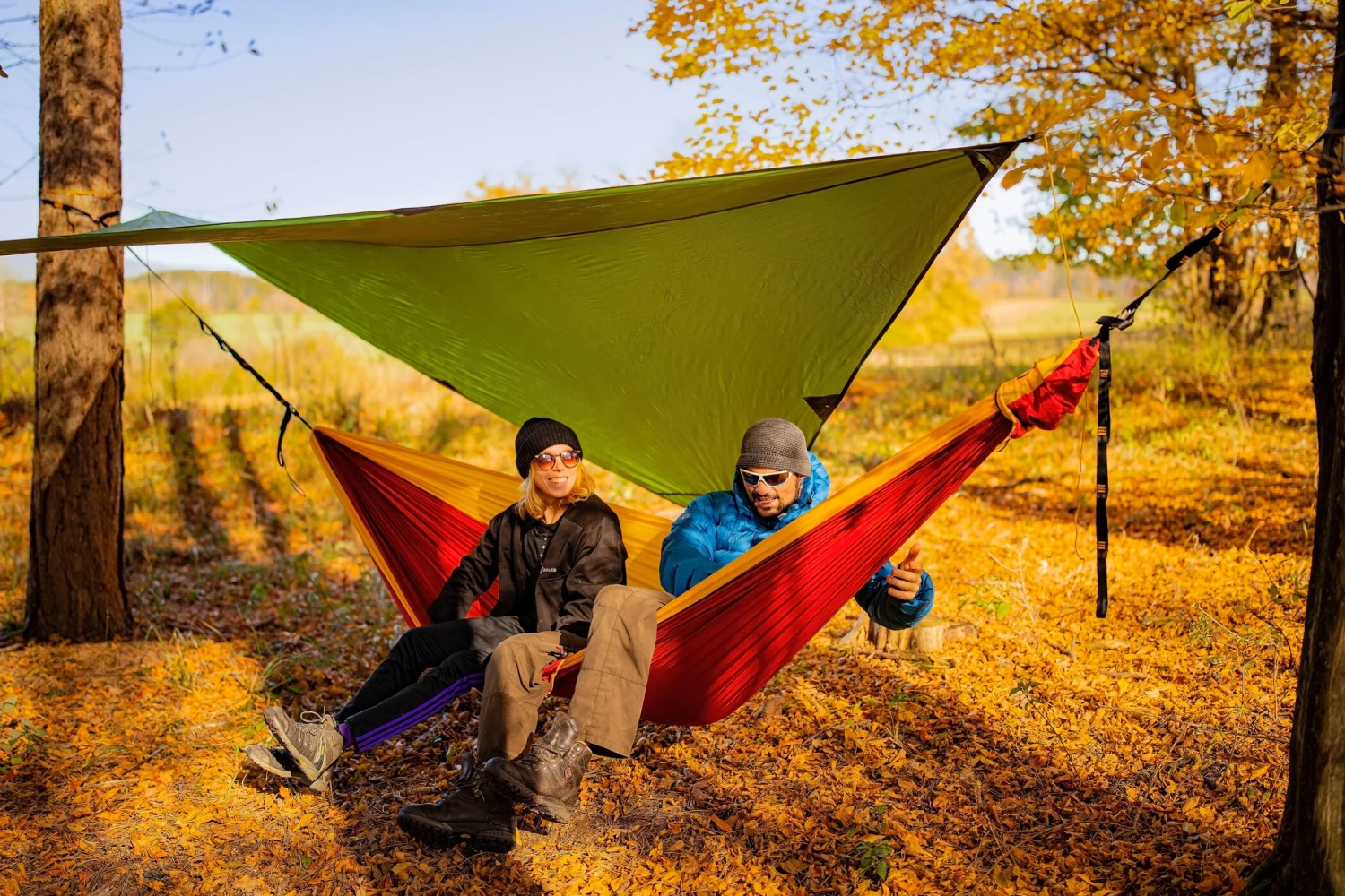 Coupon ❤️ Ticket to the Moon King Size Hamac, marron/beige 🥰 4 Coupon ❤️ Ticket to the Moon King Size Hamac, marron/beige 🥰 – Image 4