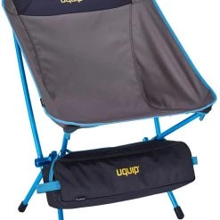 Promo 🔔 Uquip Infinity Chaise pliante, gris/bleu 🎉