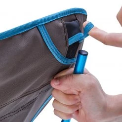 Coupon ✔️ Uquip Infinity Lounger Chaise pliante, gris/bleu ❤️ -Meubles de camping Soldes uquip infinity lounger folding chair grey 3