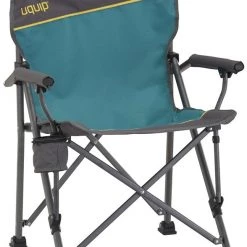 Meilleure vente 🔥 Uquip Roxy Chaise pliante, gris/Bleu pétrole 😀 -Meubles de camping Soldes uquip roxy klappstuhl 3