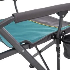 Meilleure vente 🔥 Uquip Roxy Chaise pliante, gris/Bleu pétrole 😀 -Meubles de camping Soldes uquip roxy klappstuhl 5