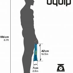 Promo 😀 Uquip Trinity Chaise pliante L, gris 🥰 -Meubles de camping Soldes uquip trinity faltstuhl l 3 1