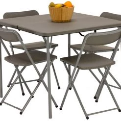 Meilleure vente 😍 Vango Orchard 86 Ensemble table et chaises, marron/gris ❤️